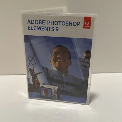 Adobe Photoshop Elements 9 (Win/Mac) 2-Discs, w/Serial Number  - Image 1 of 4