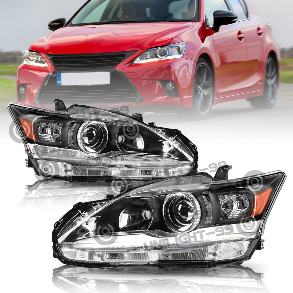 Conjunto de faros halógenos para Lexus CT200h 2011-2017 11-17 pares diestro+derecho Foto 1 de 4