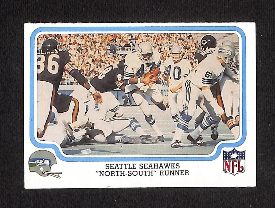 1979 Fleer Seattle Seahawks "North-South" Runner Card #51  - Image 1 of 1