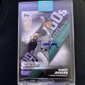 2020 Topps Average Game Sore 2000’s Randy Johnson 1/1 - Picture 1 of 2