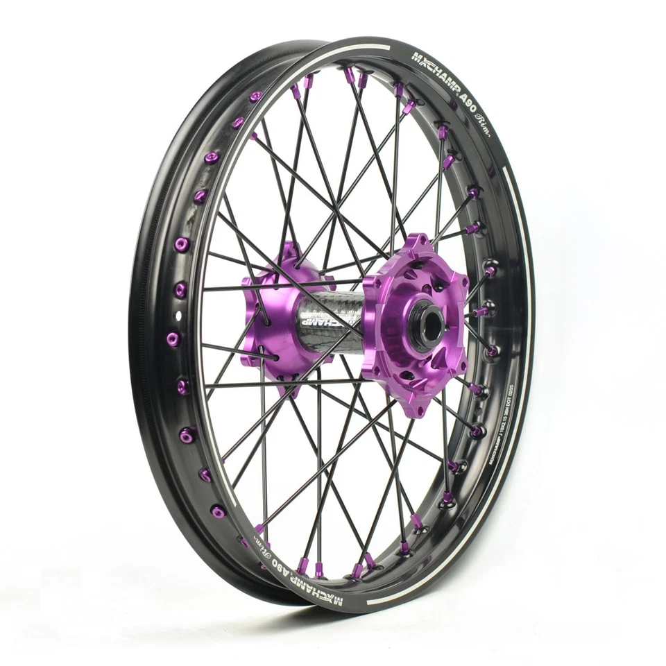 Ruedas para moto de cross MXCHAMP A90 CarbonMatrix-19" traseras para Yamaha YZ50F 450F 02-25 Foto 1 de 4