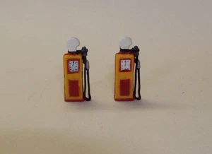 P&D Marsh OO Gauge Z35 50er Jahre Benzinpumpen (2) - "Shell" Style LACKIERT & fertig - Bild 1 von 1