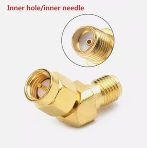 1Pcs SMA Male to Female SMA-J KW Image transmission FPV WiFi  Adapter 45° 135°  - Afbeelding 1 van 15