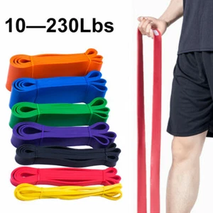 Strong Resistance Bands Loop Heavy Duty Exercise Sport Fitness Gym Yoga Latex UK - Picture 1 of 12