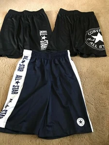 Converse Boys All Star Chuck Taylor Shorts Black Assorted Styles - Picture 1 of 23