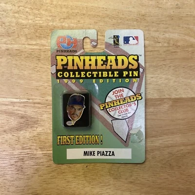 1999 Mike Piazza "Pinheads" Collectible Pin First Edition Brand New 99 - Image 1 of 2