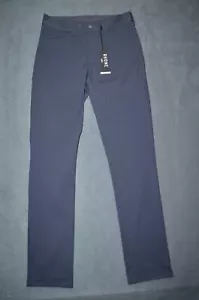 Rhone Men's Commuter Five Pocket Pants Slim Straight Casual Navy Blue 28x33 - Picture 1 of 14