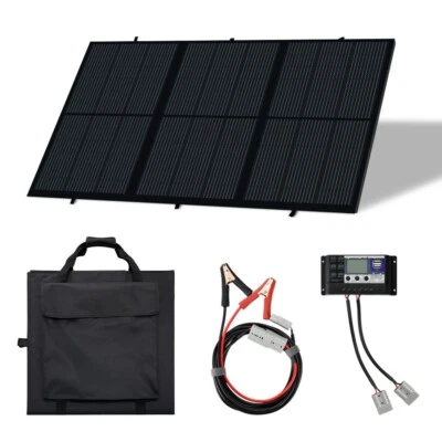 Solarpanel 300w Faltbar Tragbar 12V Solarmodul für Camping Wohnmobil Kraftwerk - Bild 1 von 4