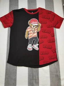 OG Hustle Bailey Apparel T-Shirt Erwachsene XL rot schwarz Legendary Hustle Bear - Bild 1 von 5
