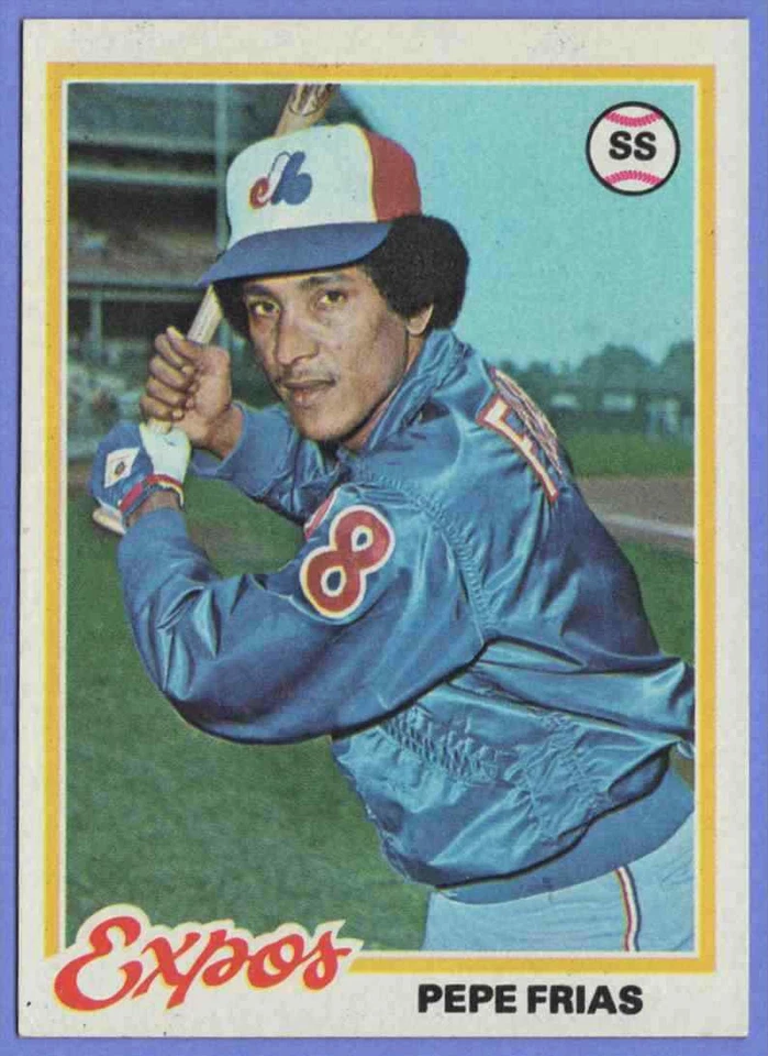 1978 Topps Pep Frias #654 Montreal Expos - Image 1 of 2