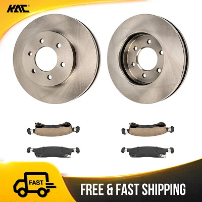 Rotores de disco delanteros y pastillas de freno 329,9 mm para Ford Expedition 2003-2006 Navigator Foto 1 de 4