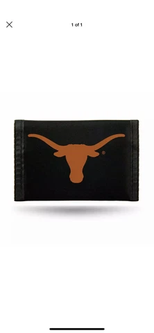 Texas Longhorns Nylon Tri-Fold Wallet Cover