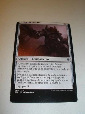 MTG Magic Miscut Misprint Sheet Edge Assault Suit x1 Commander 2016 NM - Image 1 of 2