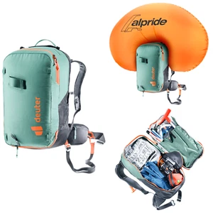 Nueva Mochila Deuter Alproof Lite 20 SL Jade Negra Motonieve Bolsa Avalancha - Imagen 1 de 4