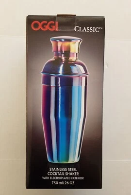 Coctelera Oggi 26oz Acero Inoxidable - Exterior Galvanizado (NUEVA) Foto 1 de 4