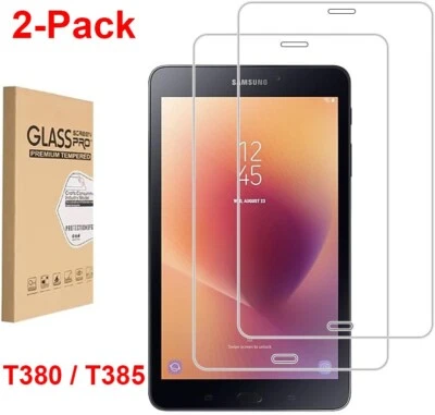 2-Pack Tempered Glass Screen Protector For Samsung Galaxy Tab A 8" SM-T380/T385 - Image 1 of 4
