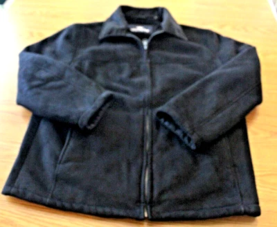 Dockers Black Jacket Coat Men's Sz M Soft Microfiber w/Plush Lining Heavyweight - Image 1 of 4