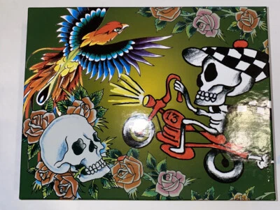 Ed Hardy 4 pc SPEEDY Gift Set EDT 3.4 Oz,Shower Gel 3 Oz,Mini & Keychain Y2K - Image 1 of 4