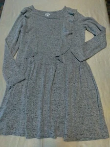 Gymboree Girl Gray Dress Size XL ( 14) - Picture 1 of 9