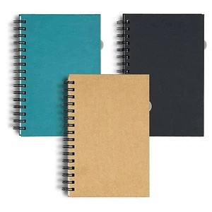 3 Packs Spiral Notebook Spiral Ruled Journal with Hard Cover 5.5" x 8.5" 240 ... - Picture 1 of 8