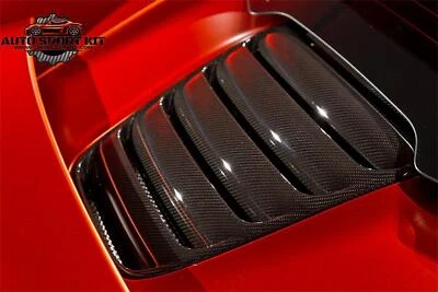 Compatível com Mclaren MP4-12C 650S tampa traseira do painel do capô do motor de fibra de carbono - Imagem 1 de 4