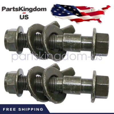 16mm Adjustable Camber Correction Alignment Kit FIT FRONT Wheels Cam Bolts 2PCS - Image 1 of 4