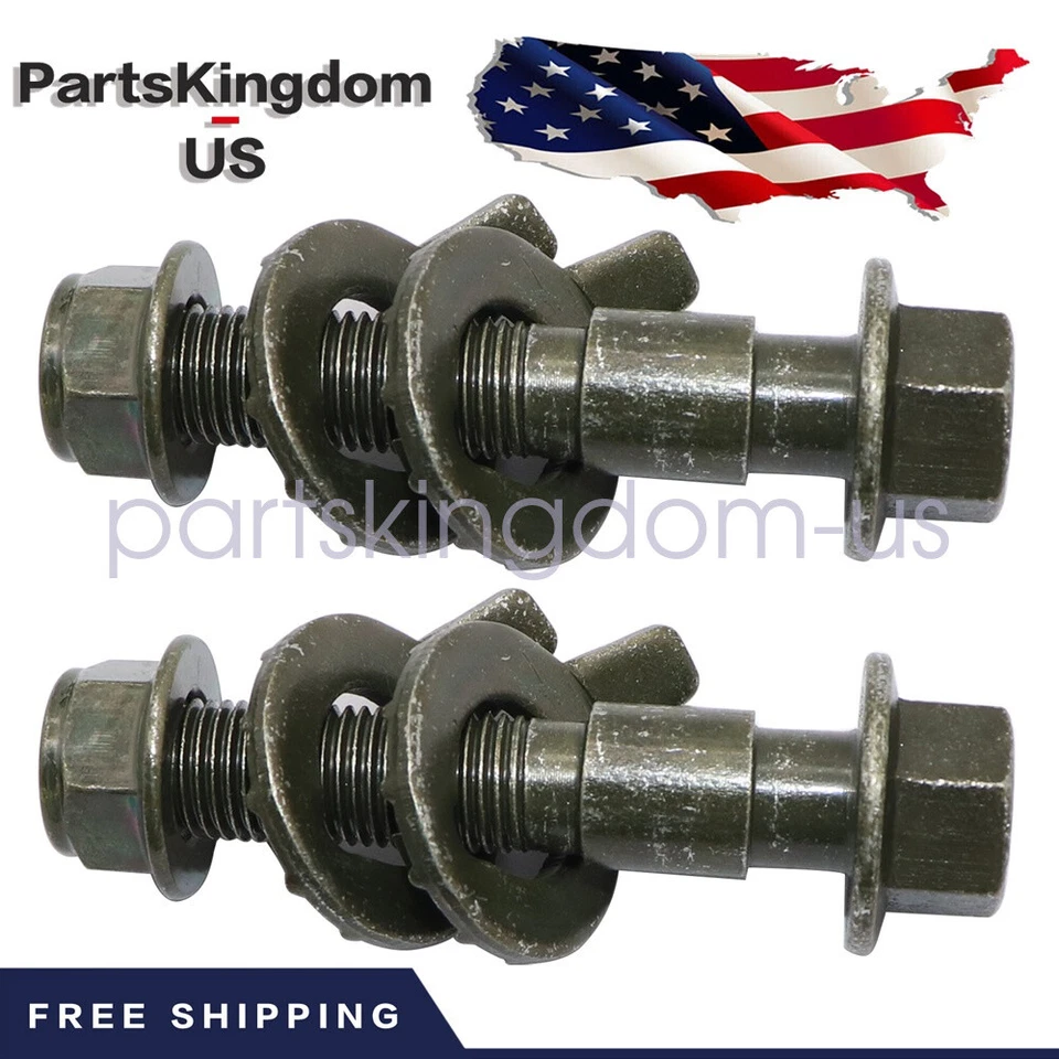 Kit de alineación de corrección de inclinación ajustable de 16 mm para ruedas delanteras pernos de leva 2 piezas Foto 1 de 4