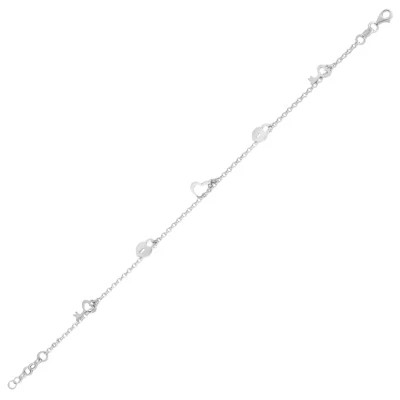 Armband  Bracelet 925 Silber Damenschmuck Echtschmuck Länge 19 cm - Bild 1 von 4