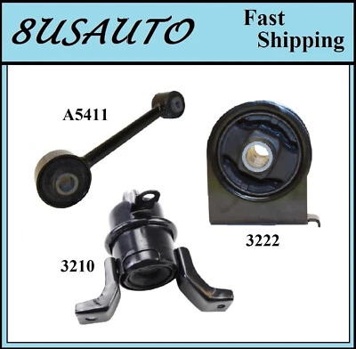 3PCS MOTOR & TRANS MOUNT FIT Mercury Mariner 2.3L GAS 2006-2008, 2.5L GAS 09-11 - Image 1 of 4