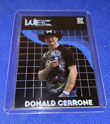 Donald Cowboy Cerrone Custom WEC UFC MMA Refractor Holofoil RC Card - Image 1 of 4