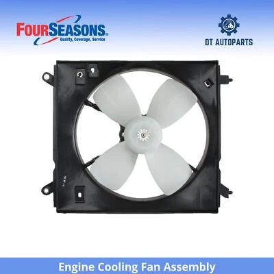 Вентилятор охлаждения двигателя в сборе левый 4 сезона для Toyota Camry 1997-1999 годов выпуска 2,2 л L4 - Изображение 1 из 4