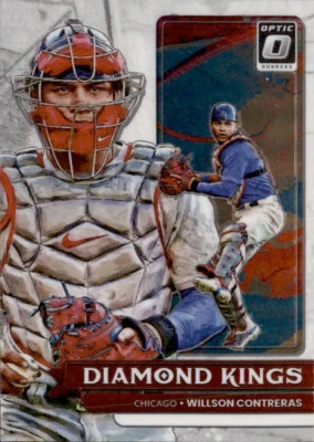 2022 Panini Donruss Optic - Diamond Kings Willson Contreras Chicago Cubs #24 - Image 1 of 2