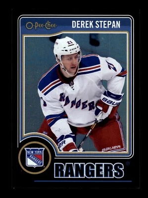 3-11-18 PWE READ . 2014-15 opc o-pee-chee black /100 #161 derek stepan - Image 1 of 2