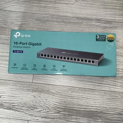 TP-LINK TL-SG116 16 Port Network Switch - Image 1 of 2