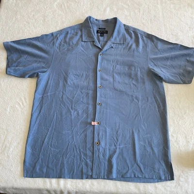 Camisa JOSEPH AND FEISS Para Hombre X Grande Seda Patrón Floral Abotonada Calce Clásico Foto 1 de 4