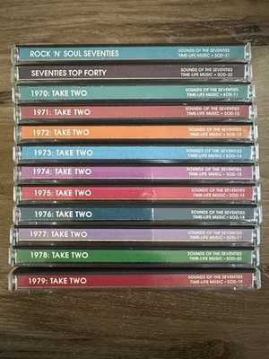 Time Life Sounds of the Seventies 1970-1979 TAKE TWO Plus Top 40 & Rock Soul CDs - Image 1 of 4