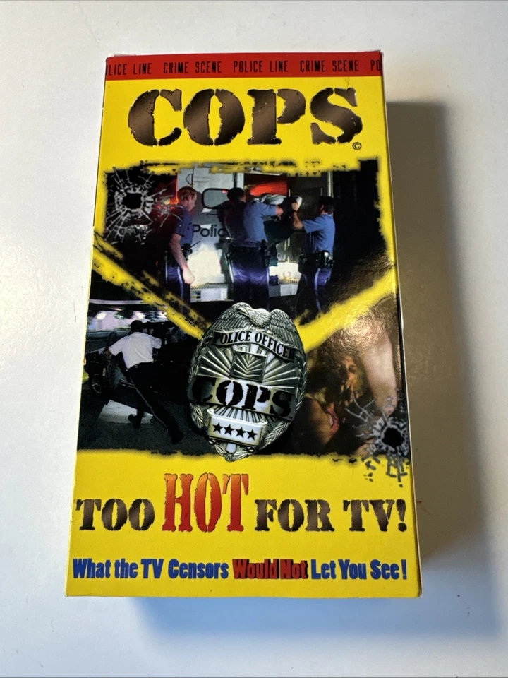 COPS - Too Hot for TV (VHS) Live Law Enforcement 1996 NICE - Image 1 of 4