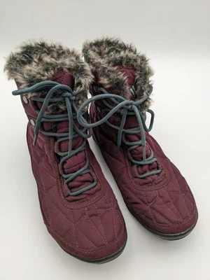 Columbia Women's Minx Winter Boots Size 10 UK 41 WMN'S BL5961-524 Mid Rise Short - Image 1 of 4