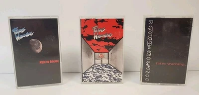 Lot of 3 - Fates Warning Cassette Tapes - Night On Brocken, No Exit, Inside Out Foto 1 de 4