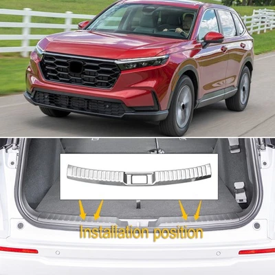 Inner Rear Bumper Guard Protector Plate Trim for 2023 2024 2025 Honda CR-V CRV - Изображение 1 из 4