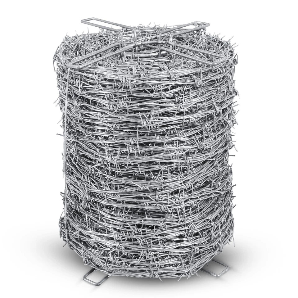 Premium Quality Barbed Wire 25Ft, 50Ft, 328 Ft, 4 Point, 16 GA Barbed Wire Fence - Image 1 of 1