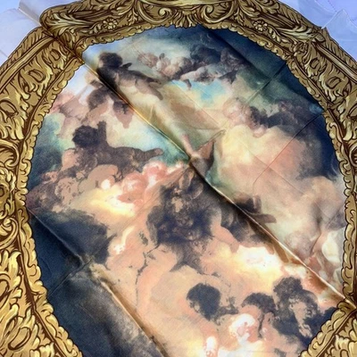 Raro Pañuelo Vivienne Westwood Marco Masilla Rosa Foto 1 de 2