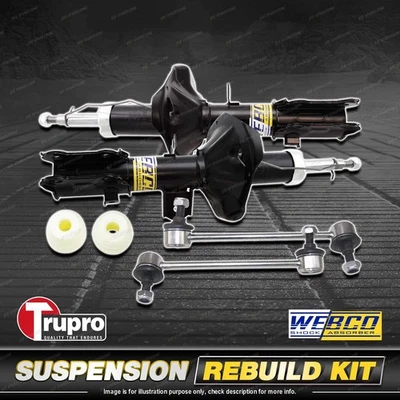 Front Webco Shock Absorber Trupro Sway Bar Link Kit for Hyundai Getz TB 03-11 - image 1 of 3
