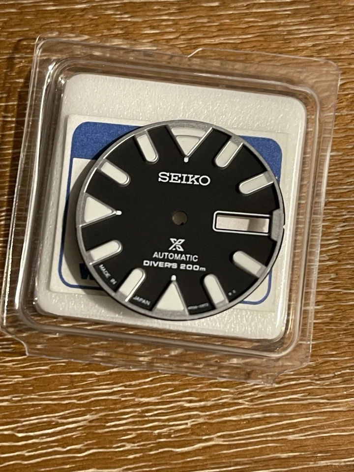 NUEVO SEIKO SRPA81 200M BUZOS ESFERA AUTOMÁTICA NEGRA OEM Reloj Mod Foto 1 de 1