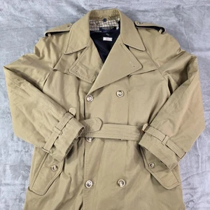 Brooks Brothers Trenchcoat Herren Large Khaki Zweireiher Made in England - Bild 1 von 16