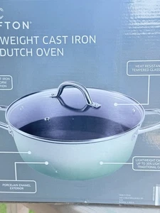 NEW Crofton Lightweights Cast Iron 6Q Dutch Oven Seal In Box - Picture 1 of 14