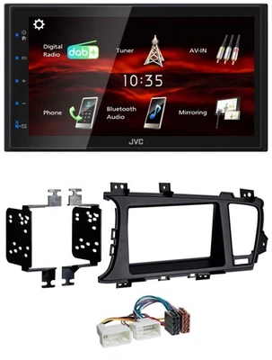 JVC USB Bluetooth MP3 DAB 2DIN Autoradio für Kia Optima (ab 2012) - Bild 1 von 4