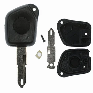 Funk Schlüssel Gehäuse + Rohling für Citroen Saxo Peugeot 106 306 - Picture 1 of 5