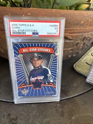 PSA 5 Ichiro Suzuki 2005 Topps Updates & Highlights - All-Star Stitches - Image 1 of 2