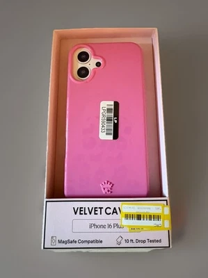 VELVET CAVIAR Apple iPhone 16 Plus Estuche Compatible MagSafe Rosa Caliente Leopardo *NUEVO Foto 1 de 2